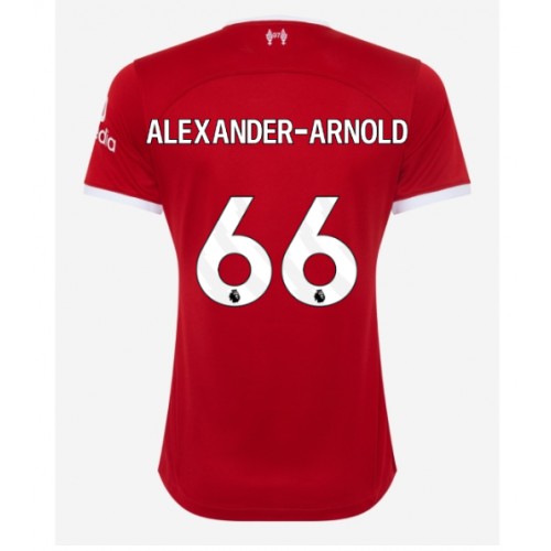 Fotballdrakt Dame Liverpool Alexander-Arnold #66 Hjemmedrakt 2023-24 Kortermet
